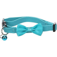 Produktbild von Flamingo Katzenhalsband mit Schleife Castor Türkis 20-35cm 10mm