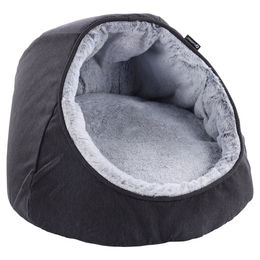 Flamingo Katzenhöhle Dorsa aus Polyester in Schwarz und Grau – Bild 1 von 3
