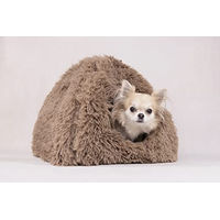 Produktbild von Flamingo Katzenhöhle Krems Iglu aus Plüsch in Taupe 39x39x42 cm
