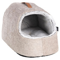 Produktbild von Flamingo Katzenhöhle Maylo Plüsch Beige 35 x 52 x 30 cm