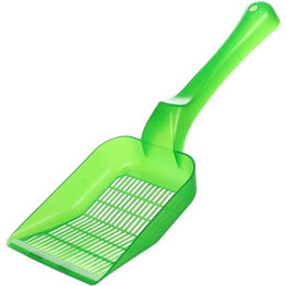 Produktbild von Flamingo Katzenkotbeutel Schaufel aus Kunststoff in Grün Bunt 28 x 10 x 4.5 cm