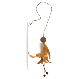 Produktbild von Flamingo Katzenspielzeug Angel mit Catnip und Feder 27 cm bunt