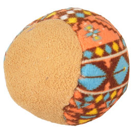 Flamingo Katzenspielzeug Indy Ball aus Plüsch mit Catnip in Bunt 8 cm – Bild 1 von 2