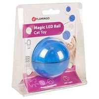 Produktbild von Flamingo Katzenspielzeug LED Ball Magic Blau aus Kunststoff 6,5 cm - 6,5 cm