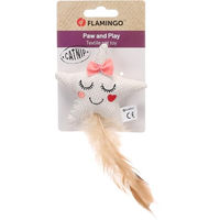 Produktbild von Flamingo Katzenspielzeug Lovu Stern beige aus Polyester mit Catnip