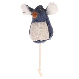 Produktbild von Flamingo Katzenspielzeug Maus Jeany blau aus Stoff mit Katzenminze - 16 cm