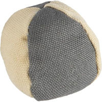 Produktbild von Flamingo Katzenspielzeug Natural Fun Ball aus Stoff Grau/Beige 4,5cm GOTS-zertifiziert - 4,5 cm