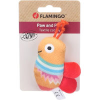 Produktbild von Flamingo Katzenspielzeug Nitz Biene aus Stoff mit Catnip in Orange