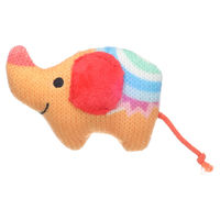 Produktbild von Flamingo Katzenspielzeug Nitz Elefant mit Catnip aus Polyester in Orange