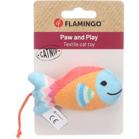 Produktbild von Flamingo Katzenspielzeug Nitz Fisch aus Stoff mit Catnip in Orange