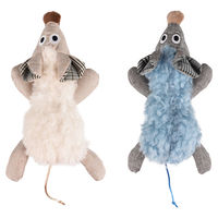 Produktbild von Flamingo Katzenspielzeug Rizzo Maus aus Stoff bunt 35 cm