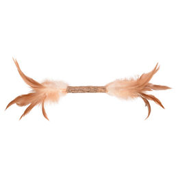 Flamingo Katzenspielzeug Topsy Stab aus Matatabi Holz 30cm Natur - 30 cm – Bild 1 von 7
