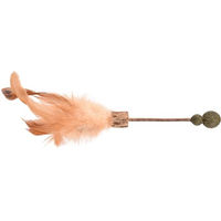 Produktbild von Flamingo Katzenspielzeug Topsy Stick Matatabi mit Doppelkugel aus Naturholz 25cm - 25 cm