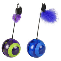 Flamingo Katzenspielzeug Tumbler mit LED und Sound aus Kunststoff - 23,5 cm – Bild 1 von 3