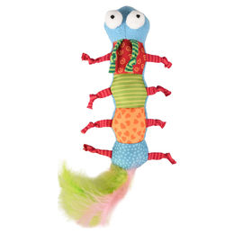 Flamingo Katzenspielzeug Yowly Raupe mit Catnip und Federn 29 cm – Bild 1 von 5