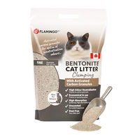 Produktbild von Flamingo Katzenstreu Klumpstreu unparfümiert 12kg - 12 kg