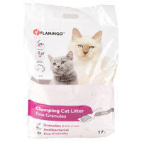 Produktbild von Flamingo Katzenstreu Silica fein unparfümiertes Klumpstreu - 15 l