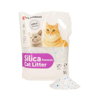 Produktbild von Flamingo Katzenstreu Silica unparfümiert grobkörnig 5 L - 5 l