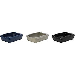 Produktbild von Flamingo Katzentoilette Classic L Grau Kunststoff 43x57x16 cm