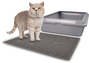 Flamingo Katzentoilette Tumbi Ecktoilette 30 x 40 cm Grau oder Grün – Bild 1 von 4