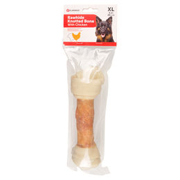 Produktbild von Flamingo Kauknochen Huhn geknotet 25 cm - 25 cm