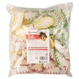 Flamingo Kauschuh Mini Hundesnack aus Rinderhaut Monoprotein 50 Stück - 50 x 250 g – Bild 1 von 2