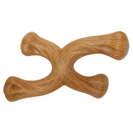 Flamingo Kauspielzeug Nylo Wood X-Form für Hunde Größe M Braun – Bild 1 von 1