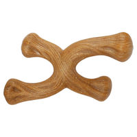 Produktbild von Flamingo Kauspielzeug Nylo Wood X-Form für Hunde Größe M Braun
