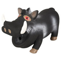 Produktbild von Flamingo Kauspielzeug Wildschwein aus Latex für die Zahnpflege Schwarz - 25 cm