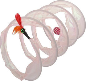 Flamingo Kennedy Katzentunnel Rosa aus Kunststoff für Katzen – Bild 1 von 2