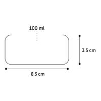 Produktbild von Flamingo Keramik Futternapf für Nager Kiki Rund Weiß Größe S 100ml - 100 ml