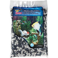 Produktbild von Flamingo Kies Bodengrund für Süßwasserfische Schwarz 1kg