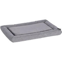 Produktbild von Flamingo Kissen Hanka Rechteck Grau aus Plüsch für Drahtkäfig 55,5x38,5x5,5cm