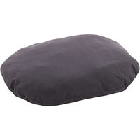 Produktbild von Flamingo Kissen Panama Oval Dunkelgrau 80x62x8cm