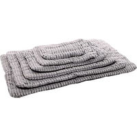 Produktbild von Flamingo Kissen Stella Rechteck Grau und Weiß 116x69x2cm
