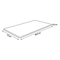 Produktbild von Flamingo Kissen Zupo Rechteck Grau 85.5x51x2cm
