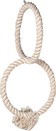 Produktbild von Flamingo Kletterseil Schaukel aus Baumwolle für Papageien mit 2 Ringen