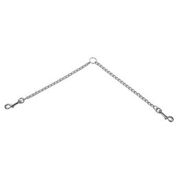 Produktbild von Flamingo Koppelkette für Hunde aus Metall in Silber 2x30cm