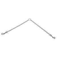 Produktbild von Flamingo Koppelkette für Hunde aus Metall in Silber 2x30cm