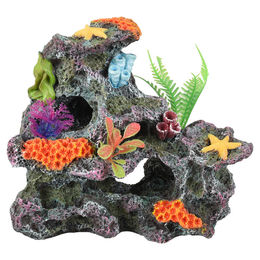 Flamingo Koralia Aquarienpflanze Kunstpflanze für Aquarien 17 x 10 x 15 cm – Bild 1 von 3