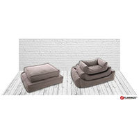 Produktbild von Flamingo Korb Avalon Rechteck Hellgrau Kunststoff 100x80x25cm