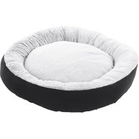 Produktbild von Flamingo Korb Iduna Rund aus Sisal Schwarz 70x70x18cm