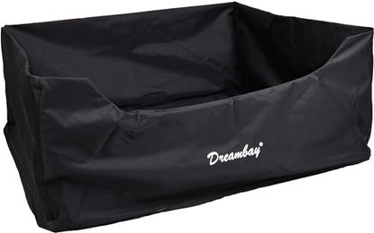 Flamingo Korbhülle Dreambay Rechteck Schwarz 120x95x28cm aus Stoff – Bild 1 von 2