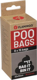 Flamingo Kotbeutel Basic BABI Schwarz 8x15 Stück - 8 x 15 Stk. – Bild 1 von 4