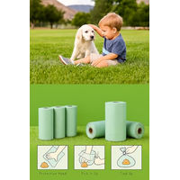 Produktbild von Flamingo Kotbeutel für Hunde Rosa 120 Stück 22x32 cm