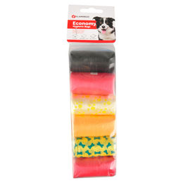 Flamingo Kotbeutel Spring Economy Bunt 12 Rollen à 20 Stück - 12 x 20 Stk. – Bild 1 von 5