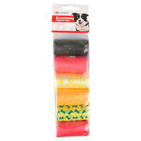Produktbild von Flamingo Kotbeutel Spring Economy Bunt 12 Rollen à 20 Stück - 12 x 20 Stk.