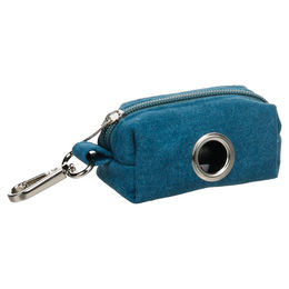 Flamingo Kotbeutelspender aus Polyester in Blau, 6 x 5,5 x 9 cm – Bild 1 von 1