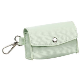 Flamingo Kotbeutelspender aus Polyester in Grün Silber Maße 6,3 x 5,8 x 9,5 cm – Bild 1 von 1