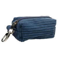 Produktbild von Flamingo Kotbeutelspender Ribta aus Polyester in Blau, 6 x 5 x 9 cm